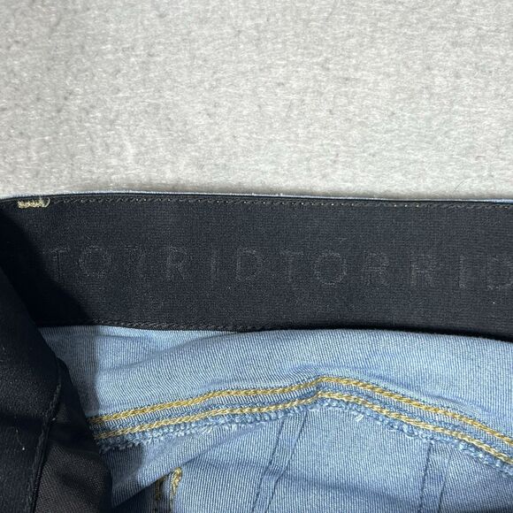 Torrid Bombshell Flare Jeans Premium Stretch High-Rise Womens 18 Tall 36x33 Blue - Picture 8 of 14